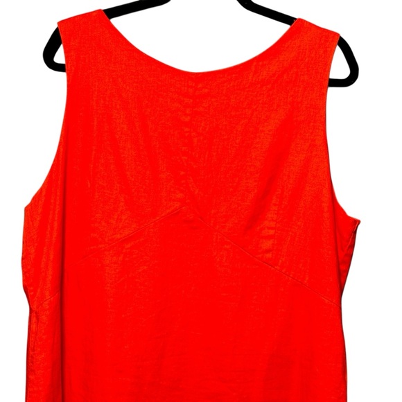 Banana Republic NWOT Linen Cotton Blend Sleeveless Sheath Dress XL - Picture 3 of 11